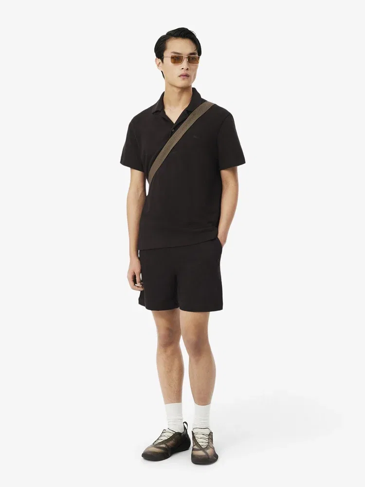 Футболка поло с коротким рукавом, хлопок LACOSTE, Antique Gold — фото 4