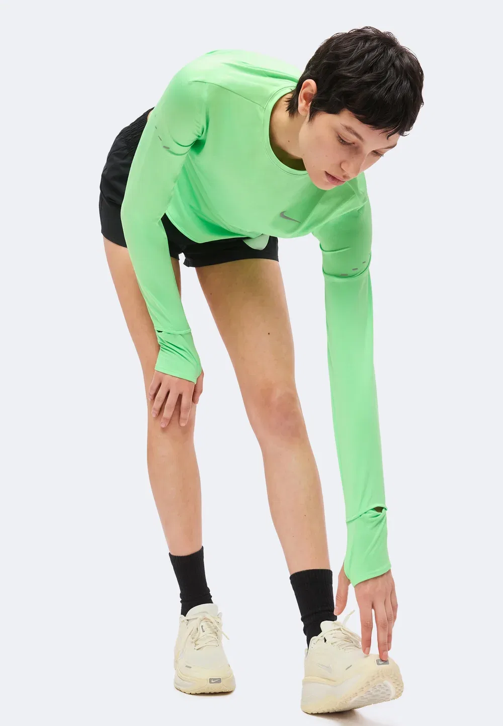 Swift - топ с длинными рукавами Nike Performance, Illusion Green — фото 4