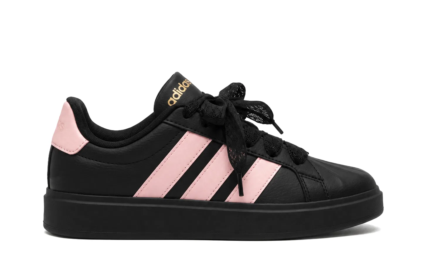 Детские кроссовки для скейтбординга с принтом Street Talk Adidas, Black — фото 3