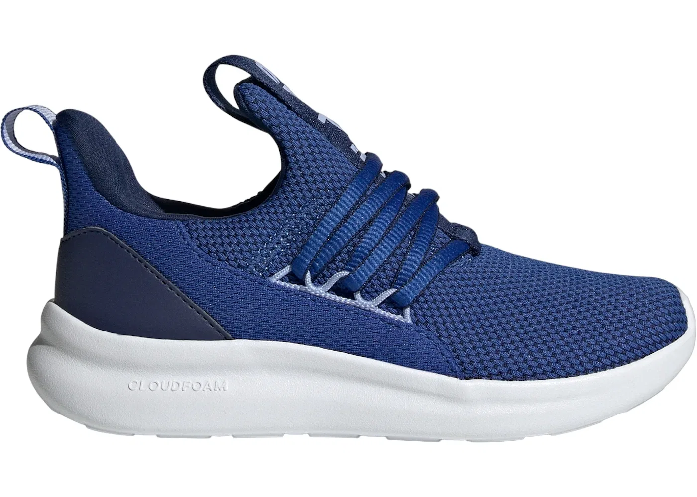 Детские кроссовки с закрытой пяткой Adidas Lite Racer Adapt 7.0, Royal Blue/Blue Spark/Dark Blue