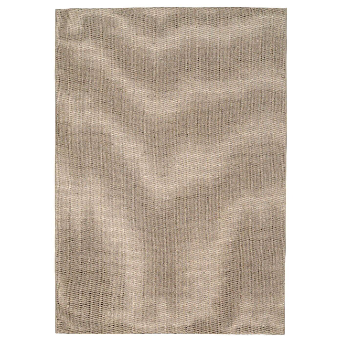

Ковер безворсовый, бежевый/светло-серый, 200х300 см, VODSKOV IKEA