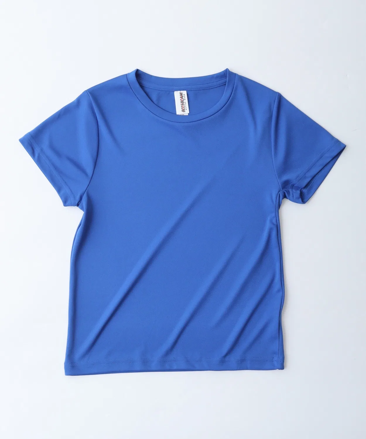 Детская футболка с коротким рукавом, хлопковая, модель Functional Dry BEES BEAM, Royal Blue