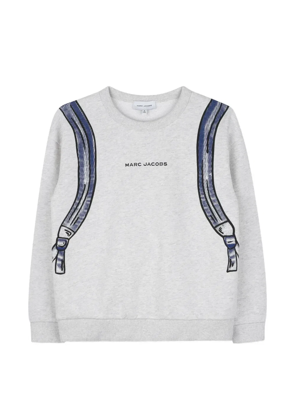 Свитер с принтом Marc Jacobs Kids, серый