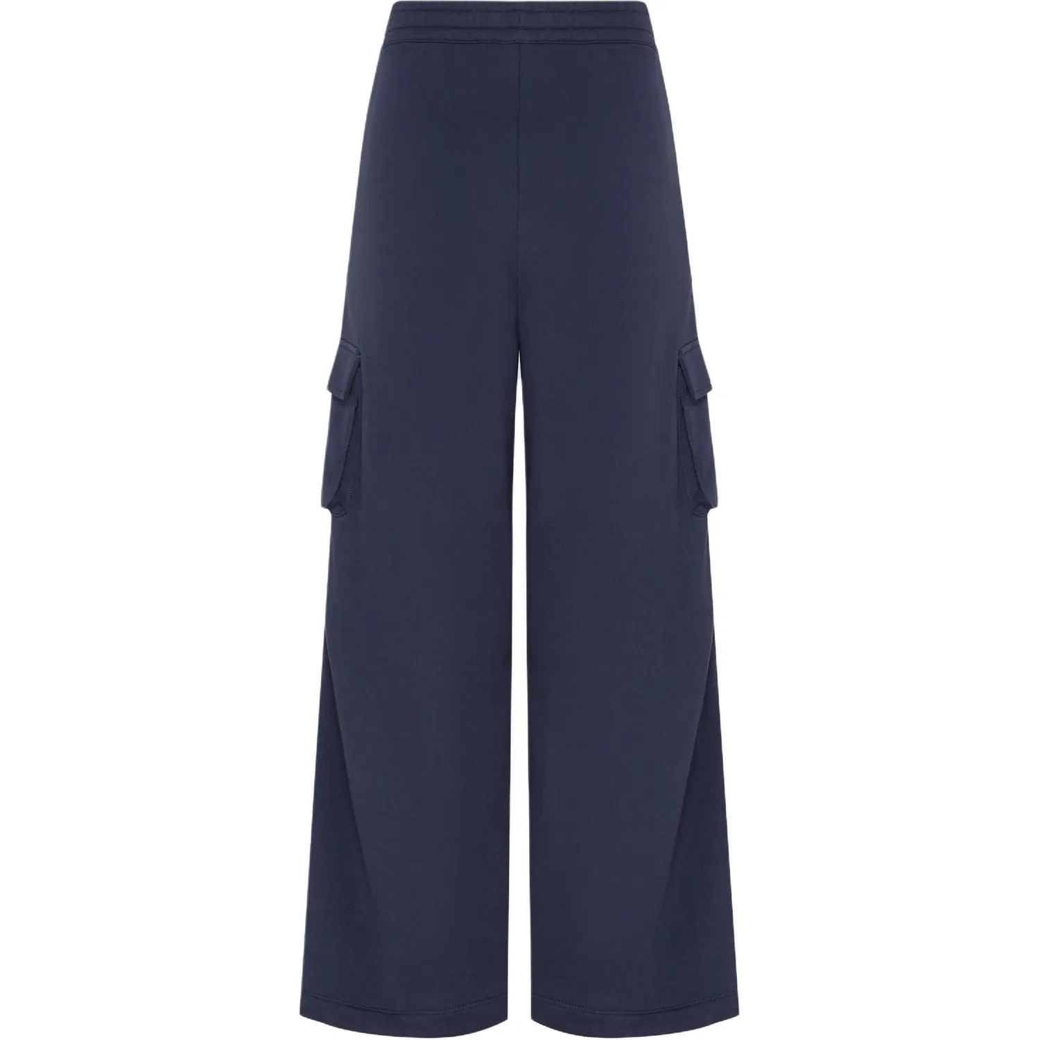 Детские трикотажные спортивные штаны средней посадки Adidas Originals, Dark Navy Blue — фото 3