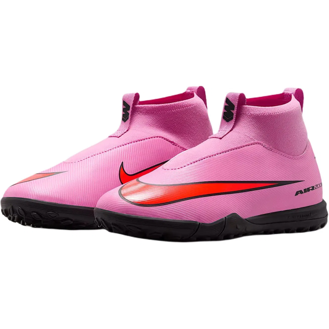 Детские футбольные бутсы с высоким верхом Mercurial Superfly 10 Nike, Pink — фото 4