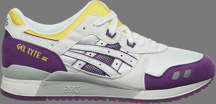 Кроссовки gel lyte 3 'lakers' Asics, белый - фото