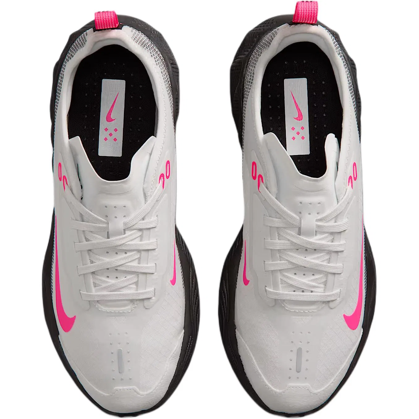 Детские кроссовки для бега с принтом Nike, Mountain White/Transparent Pink/Mountain White/Black — фото 4