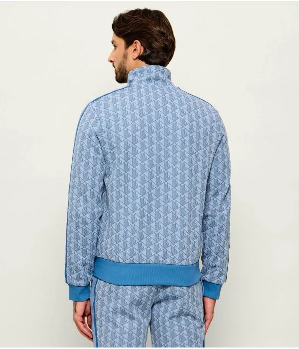 Мужская олимпийка с длинной молнией Lacoste, Azzurro — фото 3