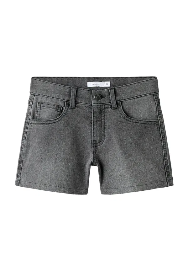 Шорты джинсовые Wide leg denim shorts Name It, medium grey denim, серый