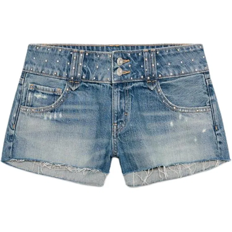 Женские джинсовые шорты Indigo ZARA