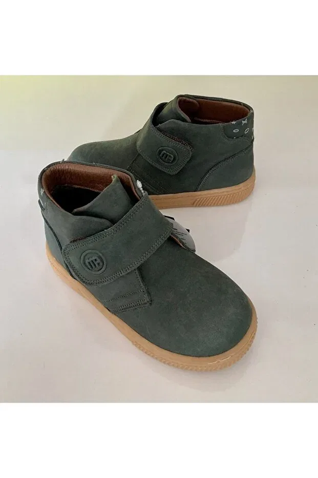 Детские ботинки для девочек с ортопедической стелькой Mini Angel, Khaki Green F — фото 2