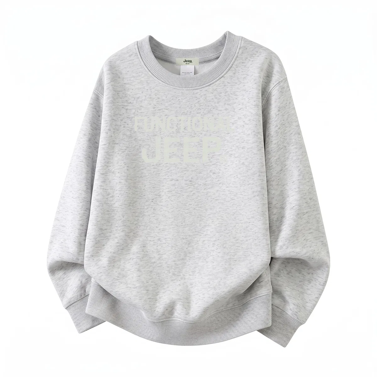 Детский свитшот унисекс с круглым вырезом Jeep Lifestyle, Heather Gray