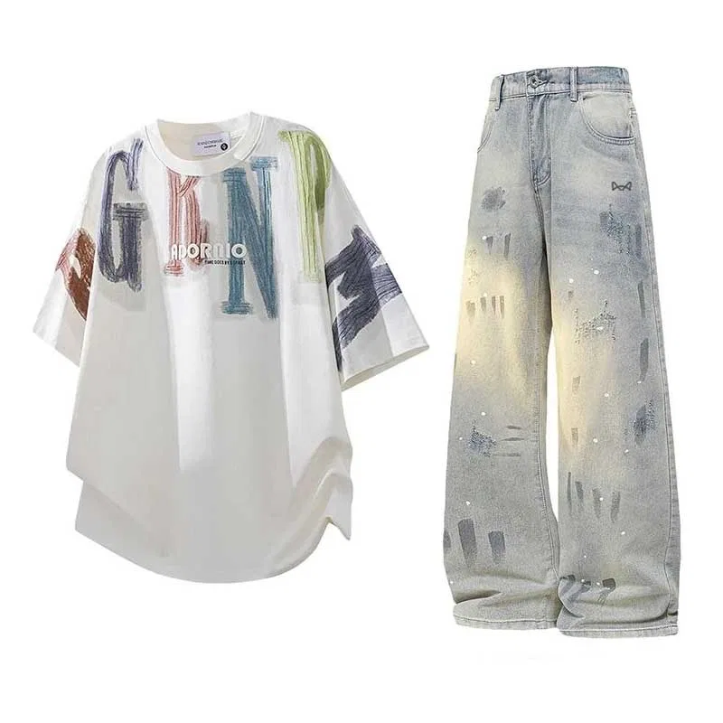 Детский спортивный комплект с принтом Summer Style MIIOW
