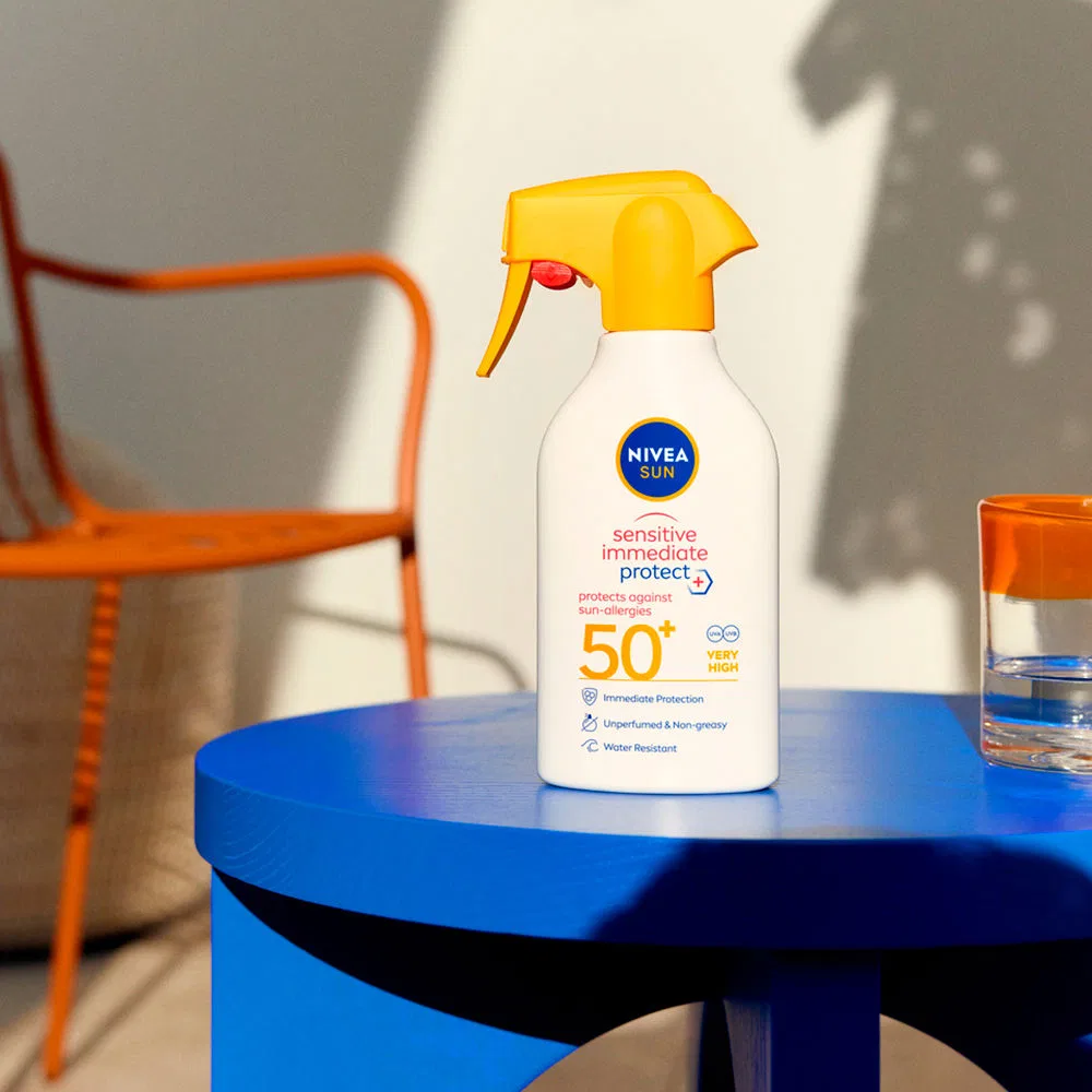 Солнцезащитный спрей для тела SPF50+ Sensitive Nivea — фото 4