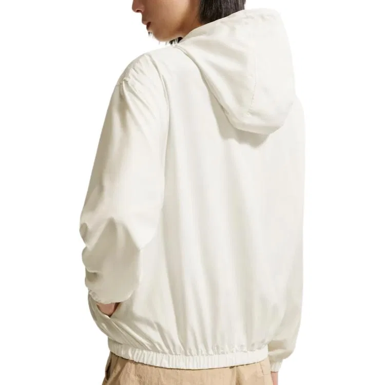 Женская куртка с капюшоном Nike Swoosh Jackets, Sail White — фото 3