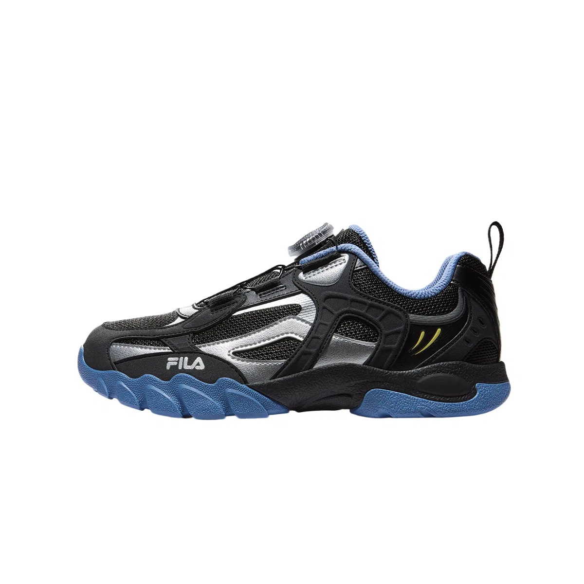Детские кроссовки для бега с ретро-дизайном Heritage FHT FILA KIDS, Black/Space Silver