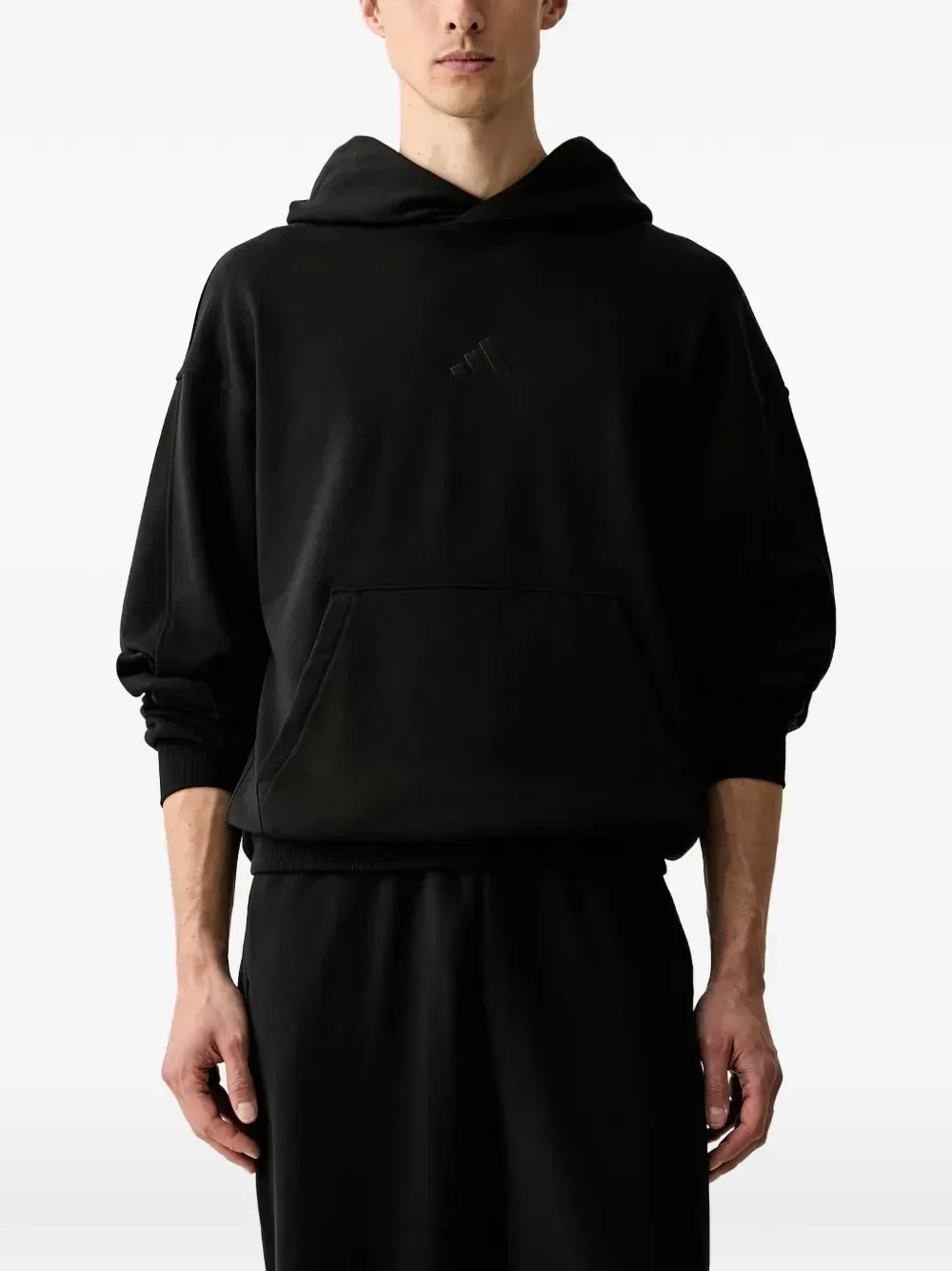 Худи с маленьким логотипом Kit Adidas, черный