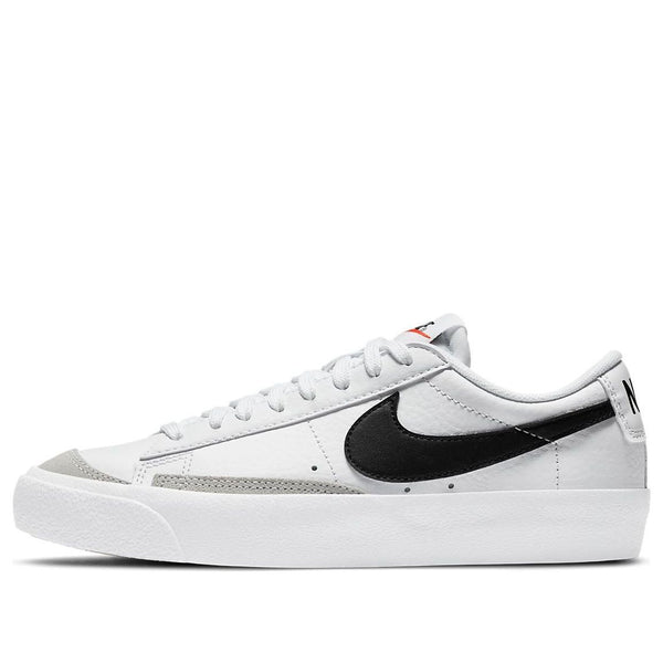 

Кроссовки blazer low '77 'white black' Nike, черный