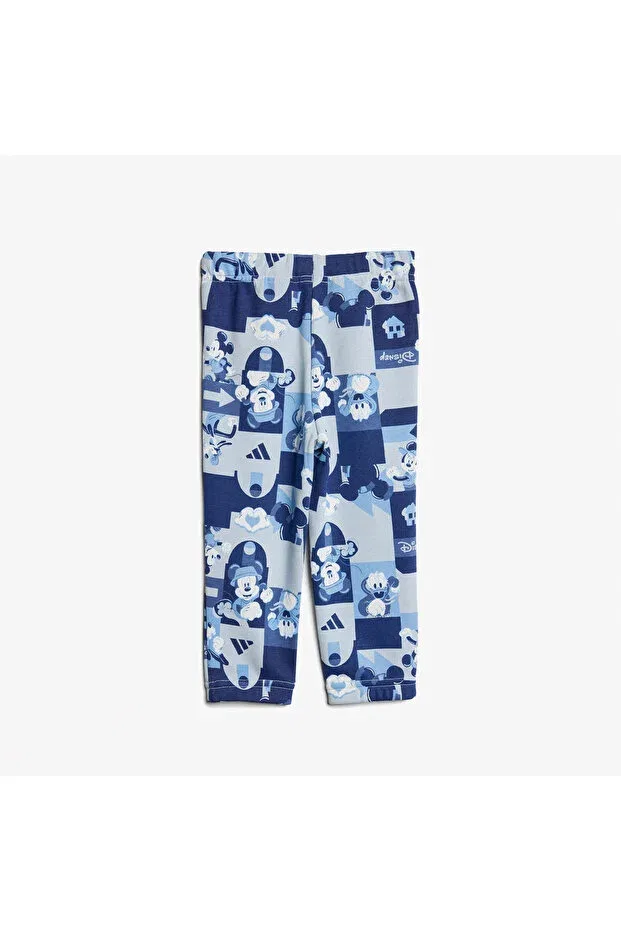 Детский спортивный комплект для девочек с принтом Mickey Mouse Adidas, Light Blue — фото 2