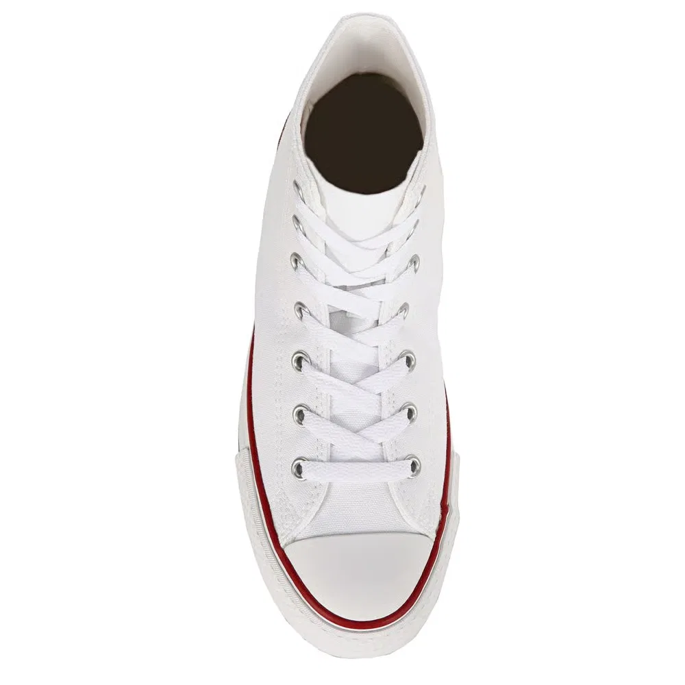 Детские высокие кеды Chuck Taylor All Star Lift Converse, Optic White — фото 4