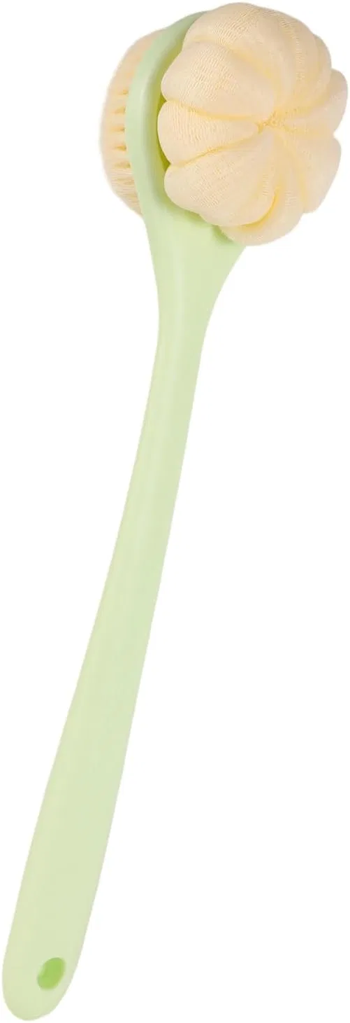 Щетка для тела с длинной ручкой Fukaisu, 39 см, Light Green