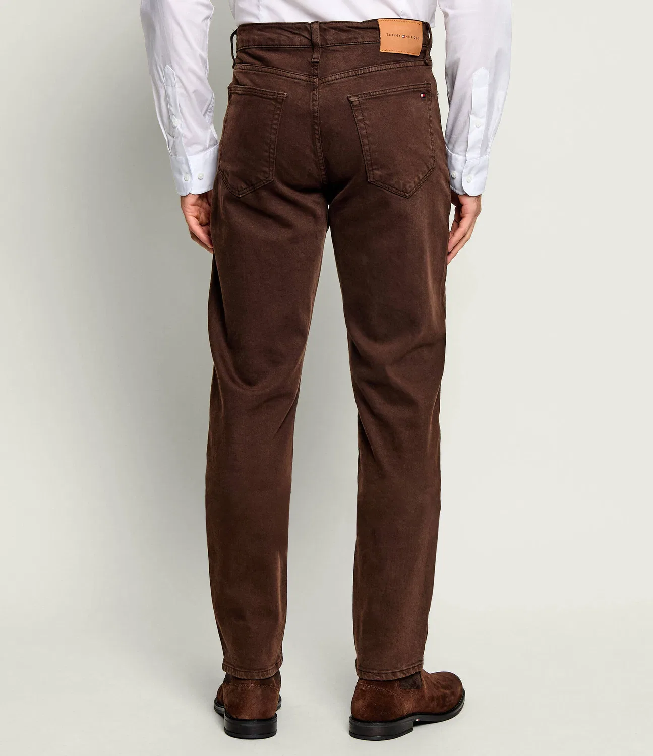Джинсы Slim Fit Denton Tommy Hilfiger, Marrone — фото 4