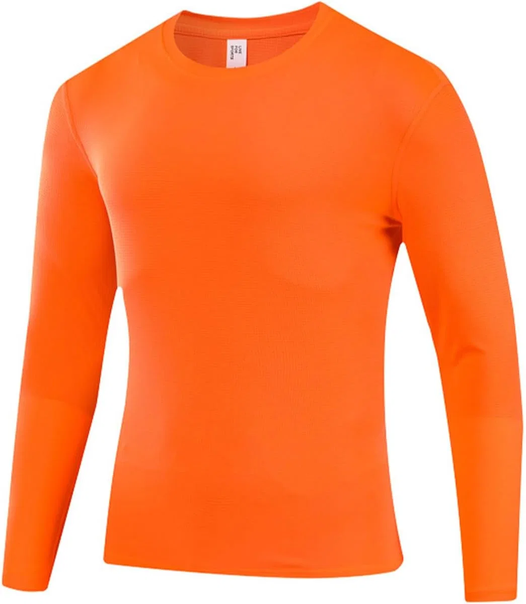 Мужская дышащая футболка с длинным рукавом Loose Fit, Orange — фото 4