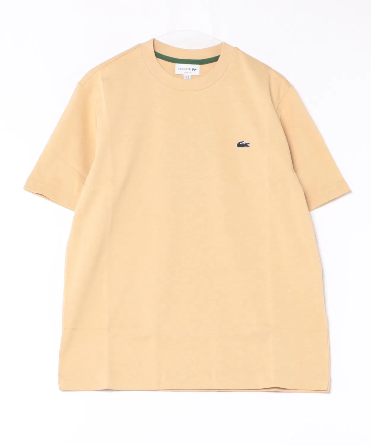 Мужская футболка с коротким рукавом хлопковая LACOSTE, Beige