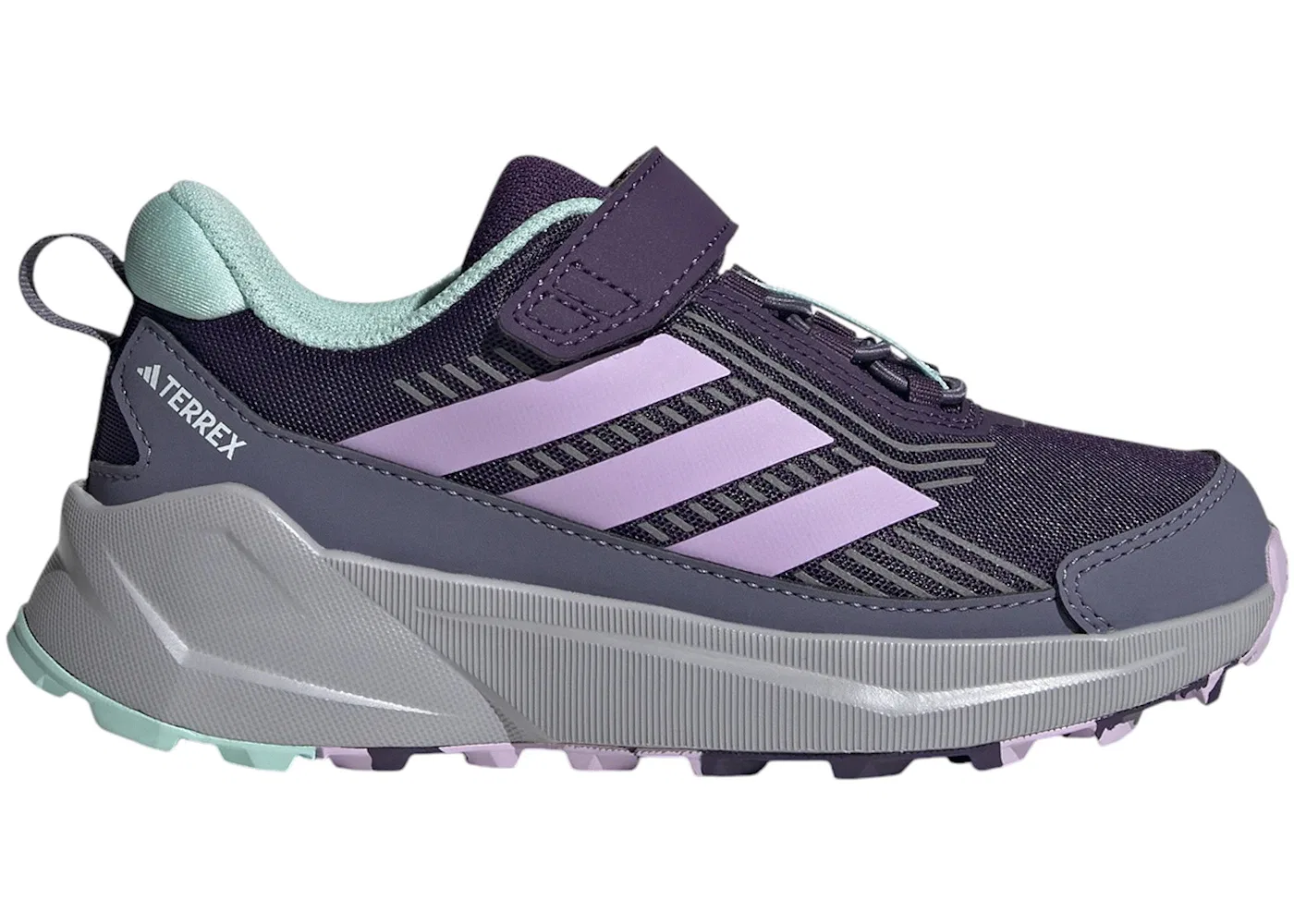 Детские кроссовки для активного отдыха Adidas Terrex Trailmaker 2, Aurora Plum Powder Plum Semi Flash Aqua