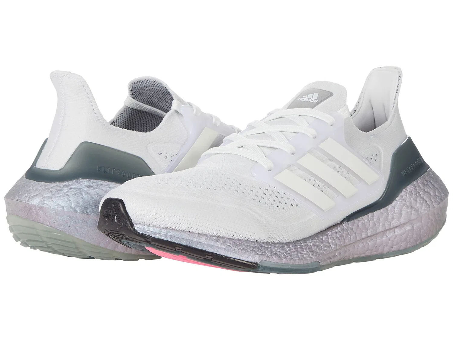 Детские кроссовки для мальчиков с липучками Superstar El I Gymnastics Shoe Adidas, Crystal White Hazy Green — фото 2