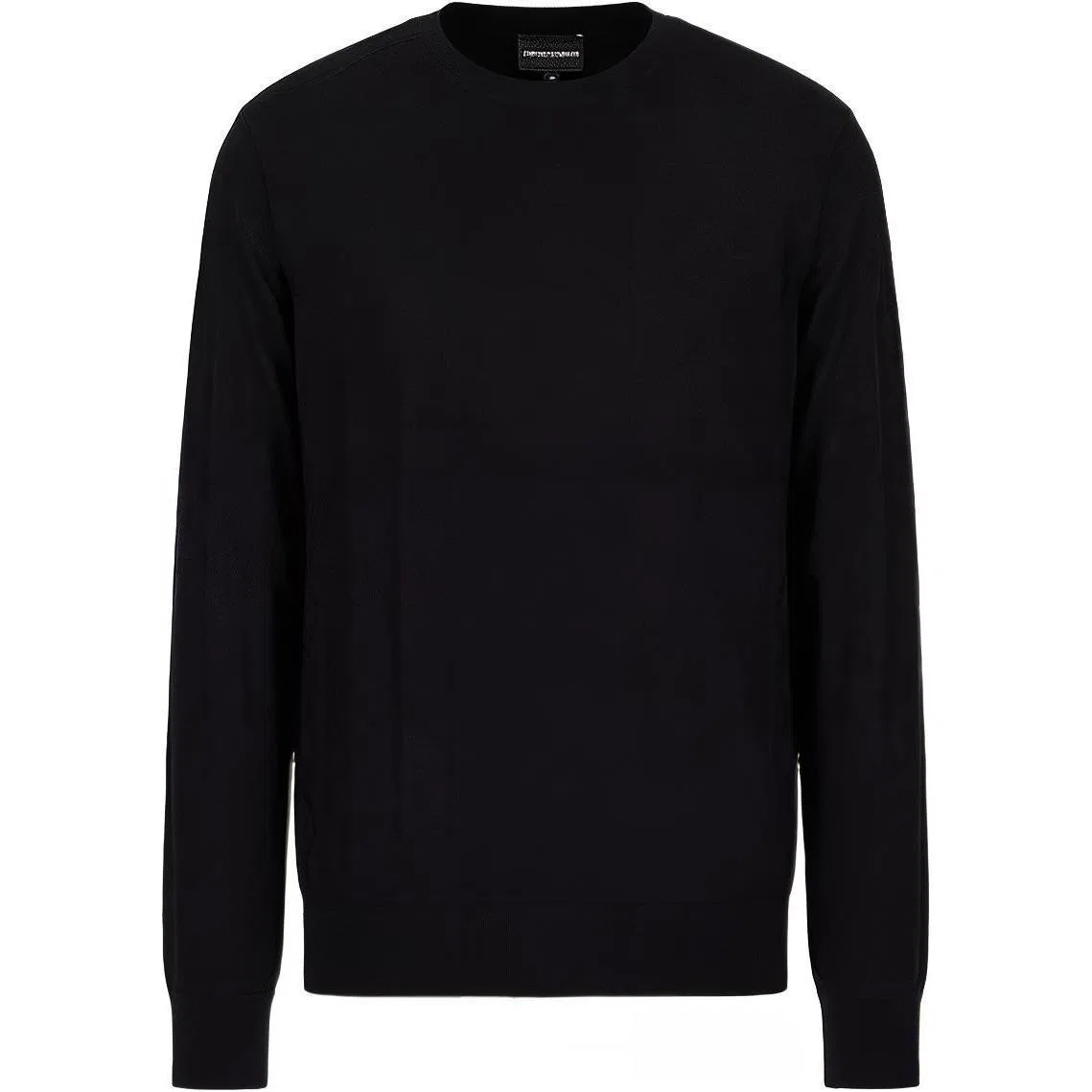 Мужской свитер с круглым вырезом Emporio Armani, Black — фото 3