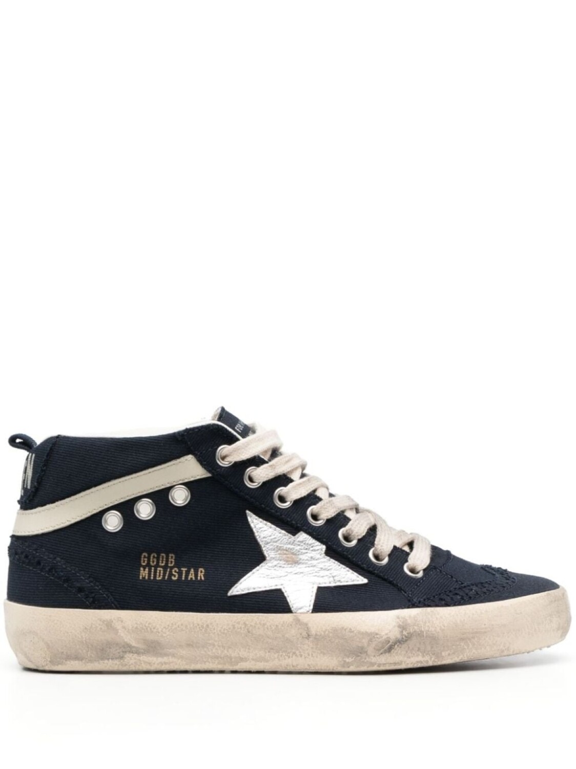 

Golden Goose кеды Mid Star на шнуровке, синий