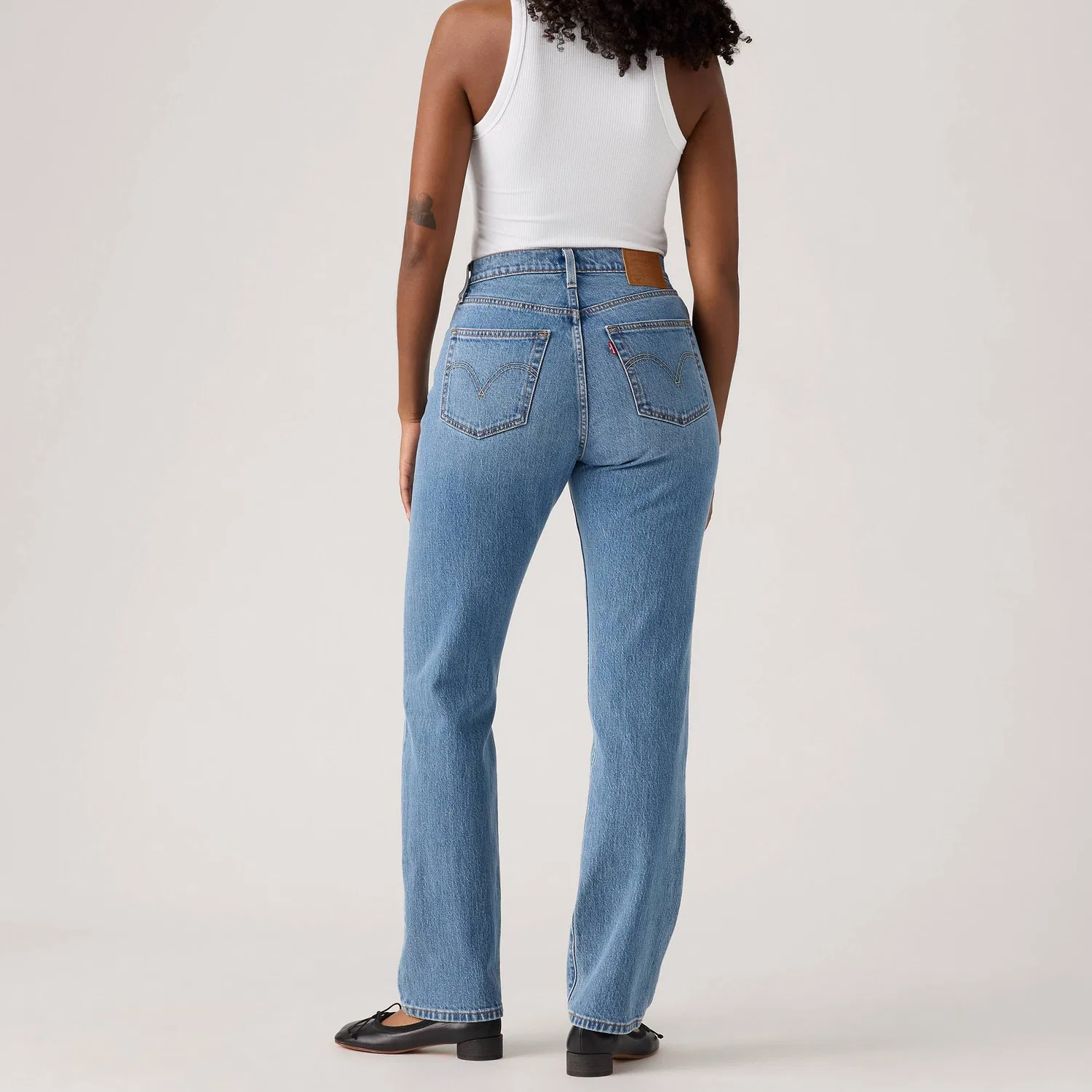 Женские джинсы с изогнутым кроем 501 Curve Levis, Blue — фото 4