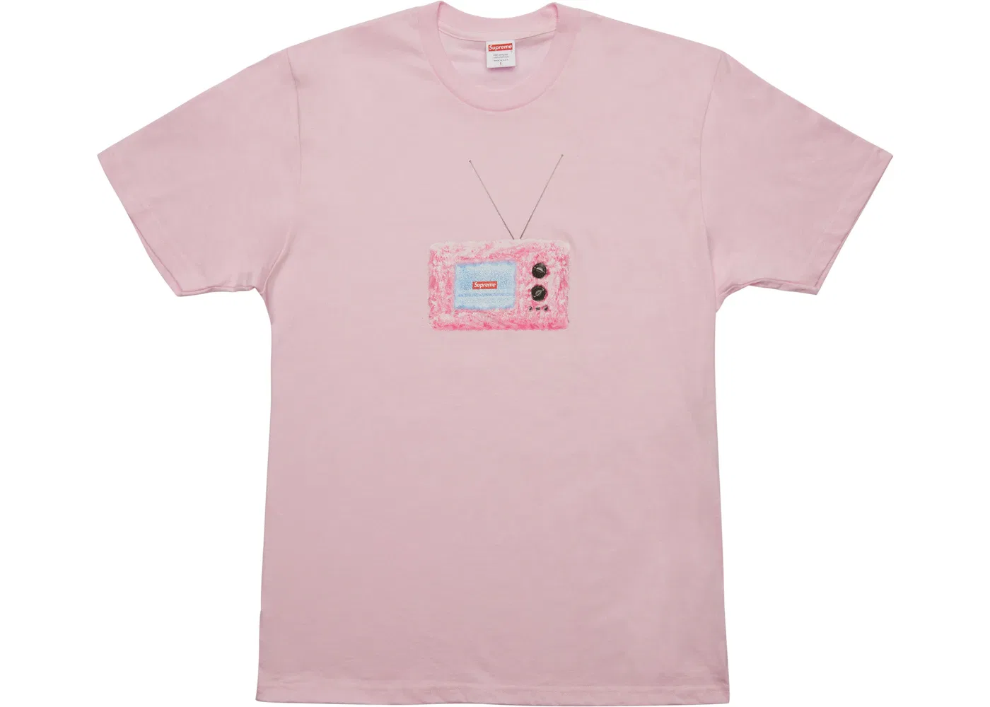 Мужская футболка с принтом TV Tee Supreme, Light Pink