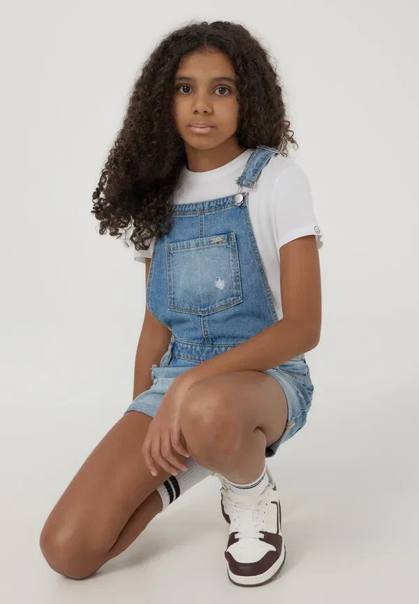 Комбинезон джинсовый Overall Terranova Denim Chiaro, светло-голубой — фото 4