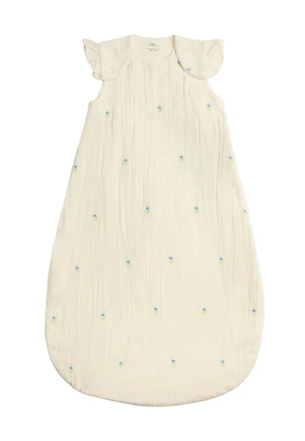 Спальный мешок Floral 1.0 tog Marks & Spencer, light cream