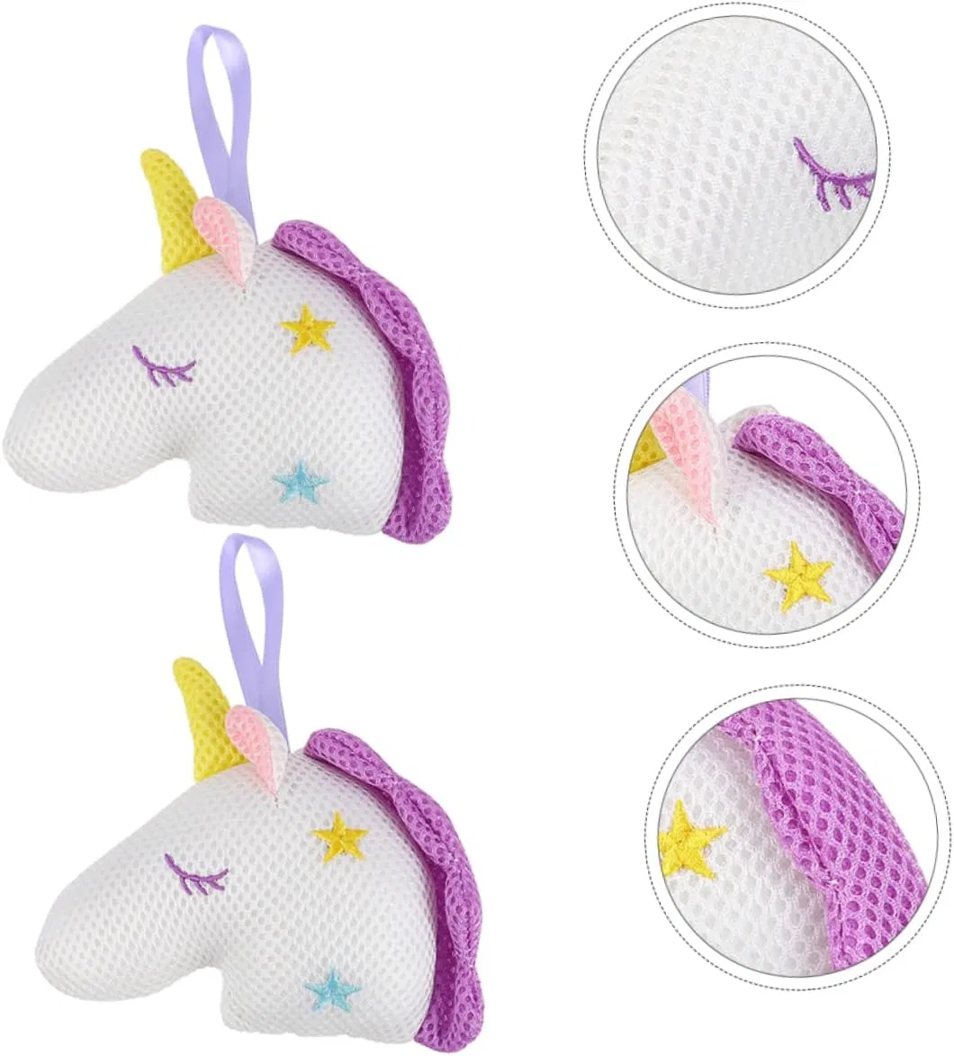 Мочалка для душа Unicorn, 6 шт, Healeved, 16x10x5 см — фото 3