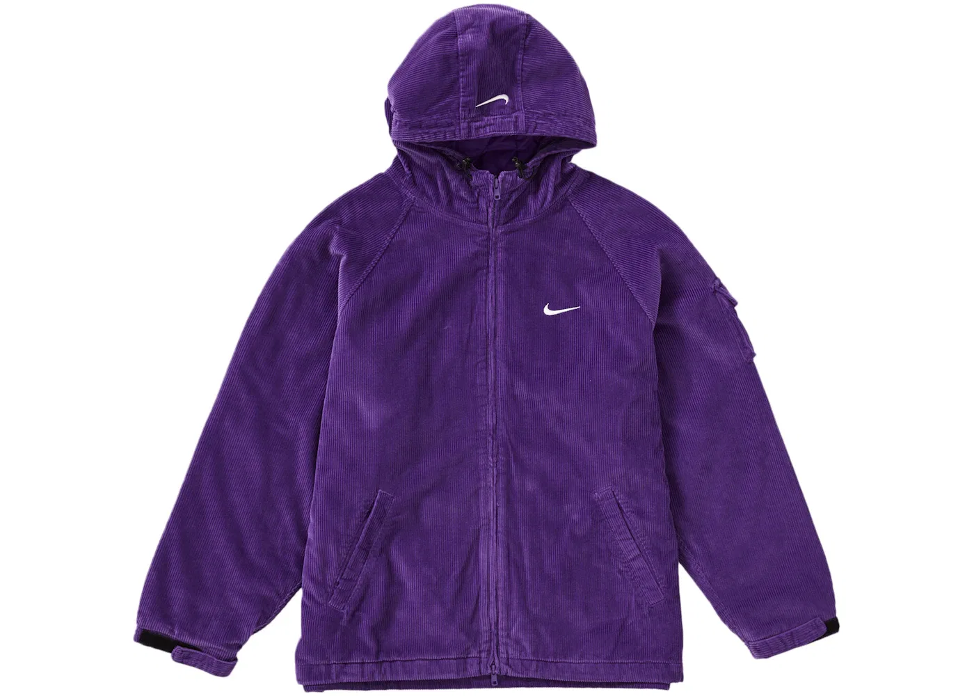 Мужская куртка-худи с принтом Arc Corduroy Supreme, Фиолетовый — фото 3