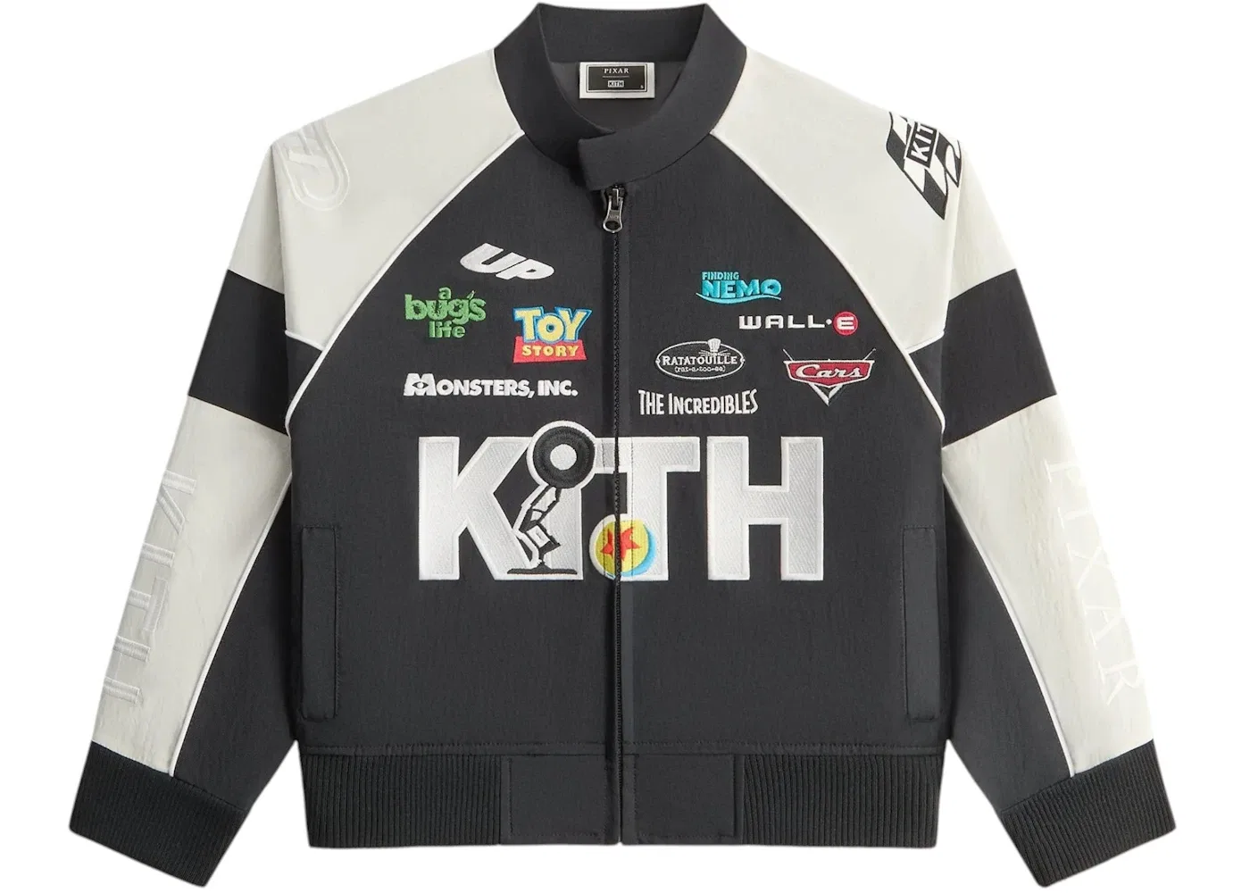 Детская куртка с принтом Kith x Disney Pixar Racing Jacket Kith, Black