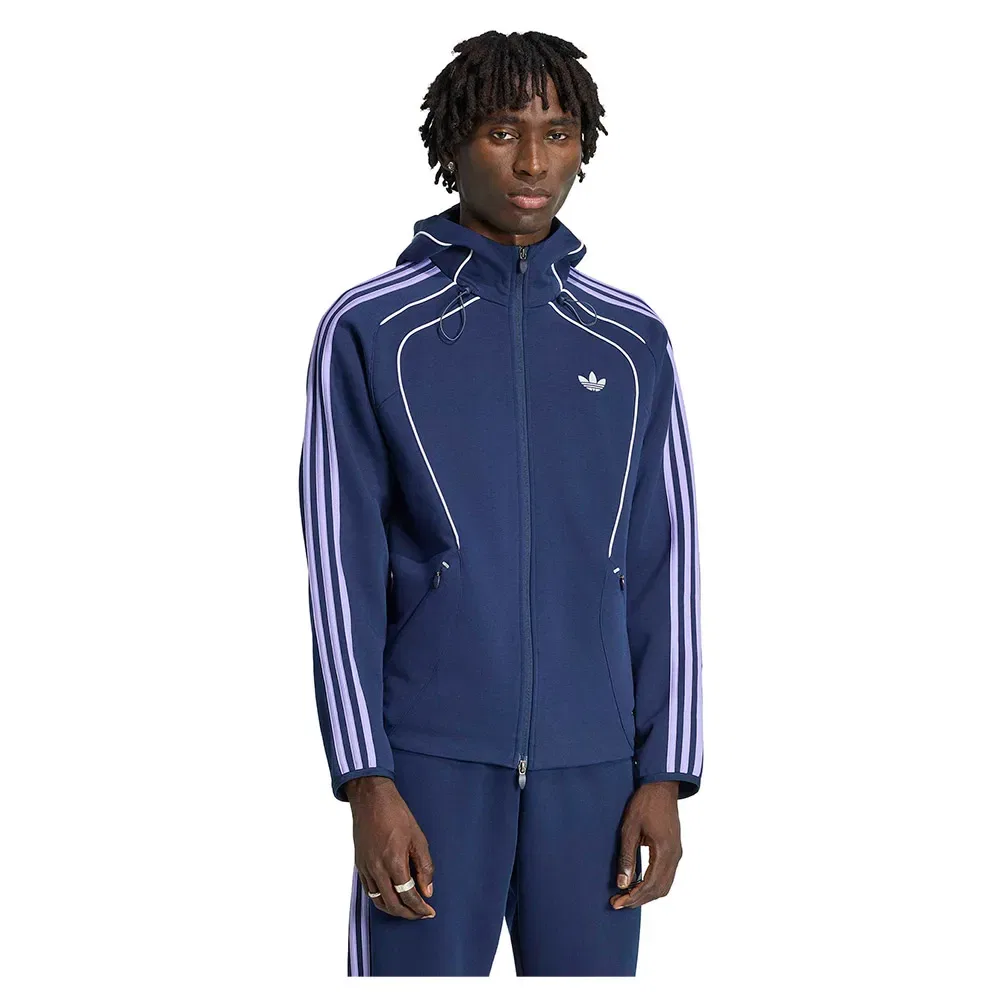 Мужской свитшот с молнией Spacer Teamgeist 26 Cutline Adidas Originals, Blue