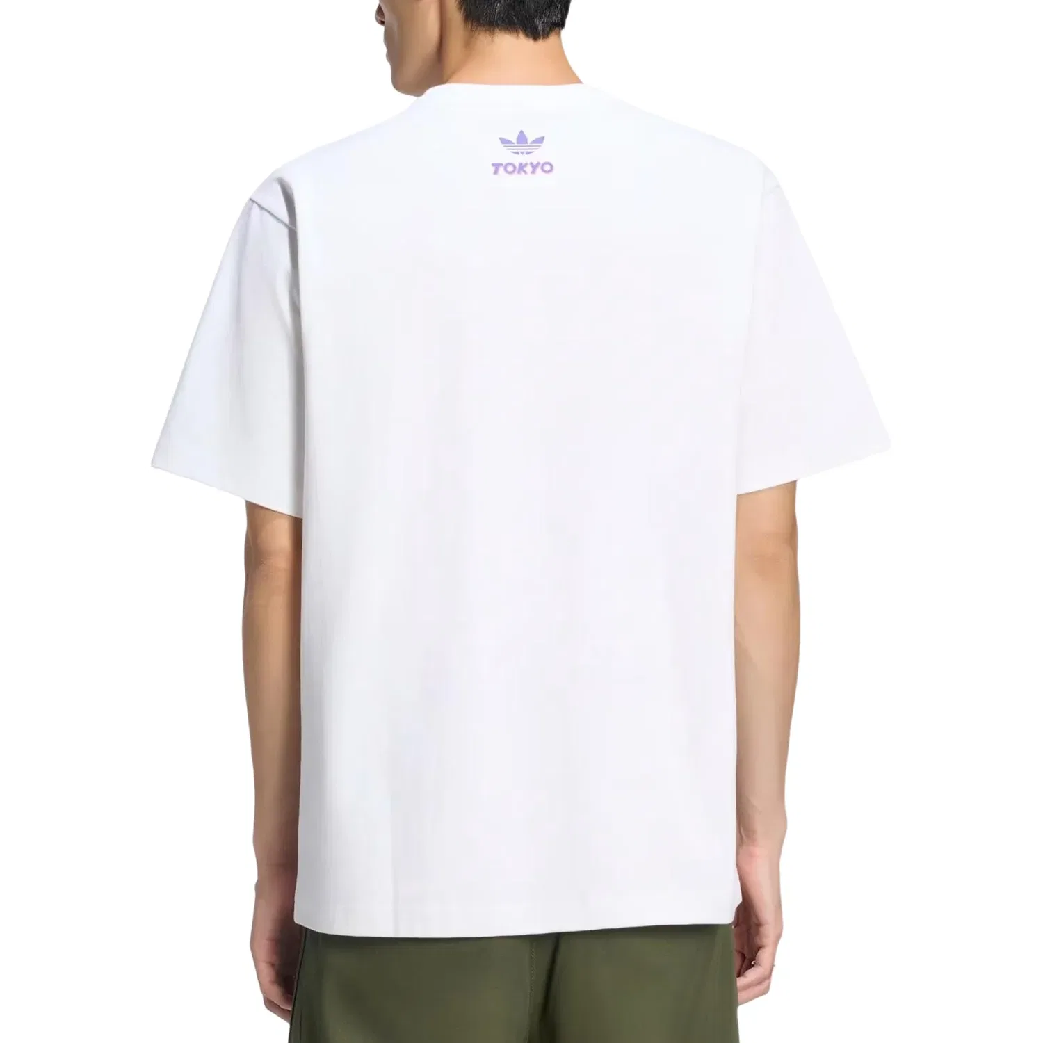 Мужская футболка Pokemon T-Shirt Tokyo 2 Asia Sizing 'White' adidas, белый — фото 3