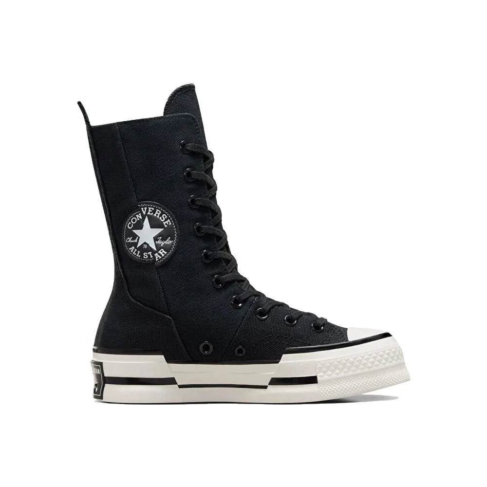 Детские кроссовки на платформе высокие Converse Chuck 70 Plus XHi, Black