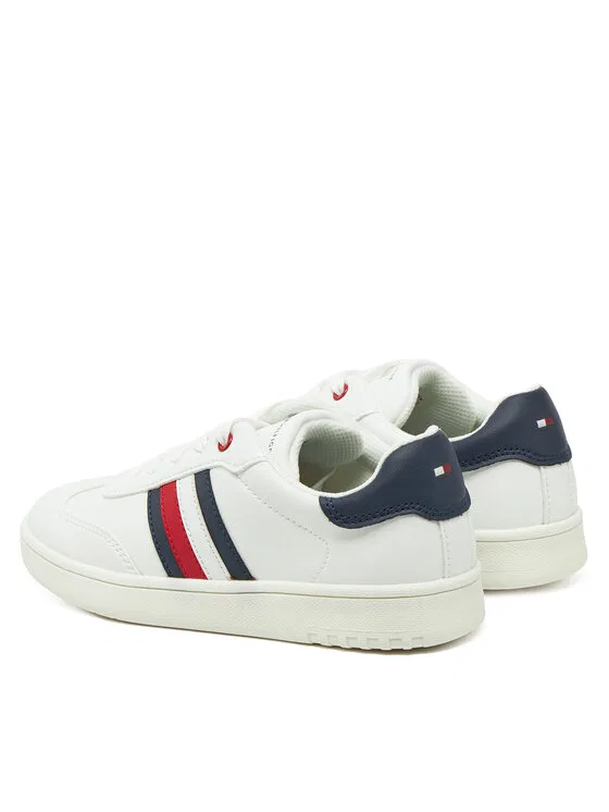 Кроссовки Stripe Low Cut Lace-Up Sneaker  Tommy Hilfiger, белый — фото 3