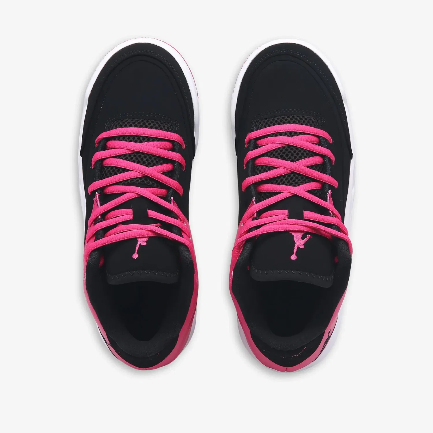 Детские кроссовки Flight Origin 3 средней высоты Jordan, Black/Pink/Nubuck — фото 3
