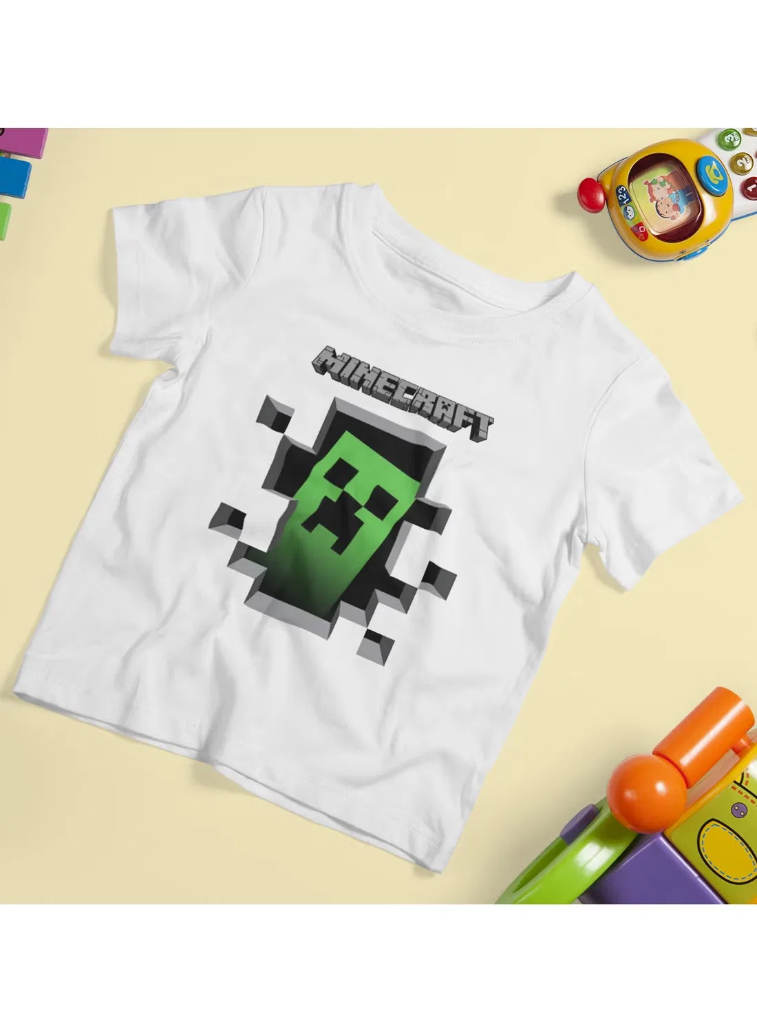 Футболка с принтом Minecraft, Zoom