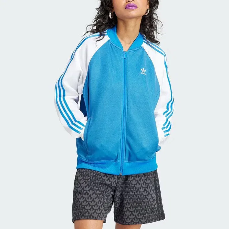 Куртка оверсайз Adicolor Classics SST Adidas, синяя