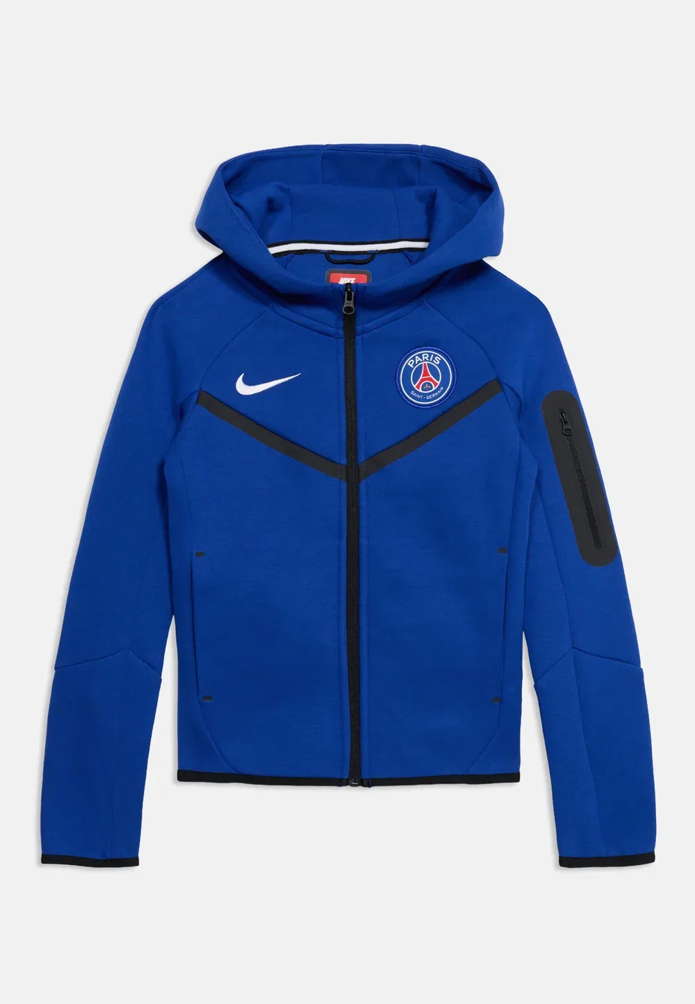 Куртка-Бомбер Paris Germain PSG на молнии, унисекс - тренировочная куртка Nike Performance, Old Royal/ White — фото 3