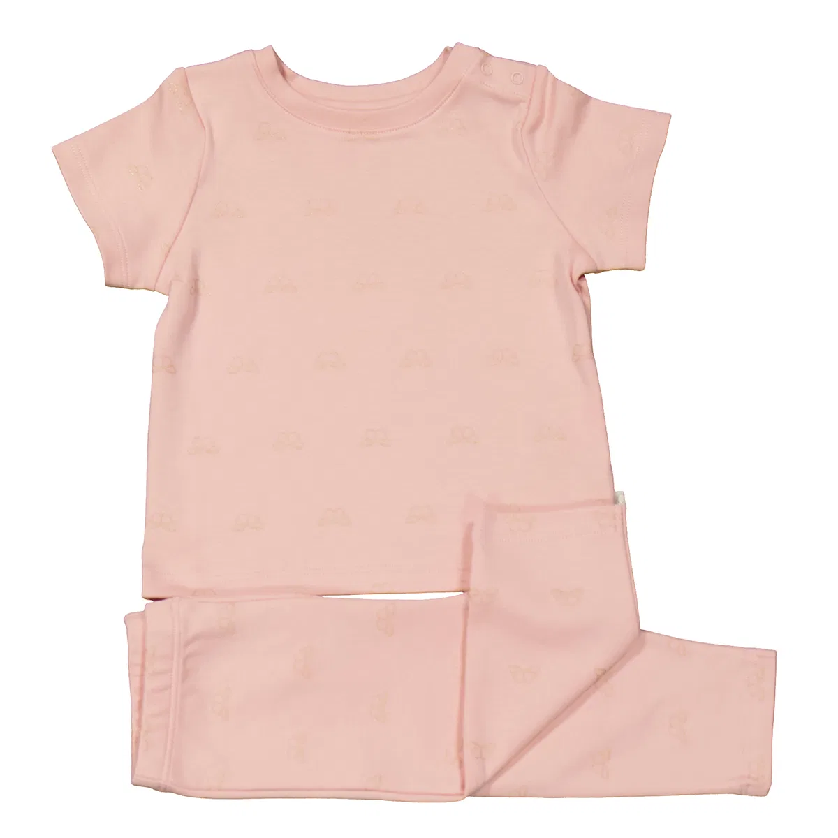 Комплект из футболки и леггинсов с вышивкой крыльев ангела Infant Angel Wings Two-Piece Set Marie Chantal, Pink — фото 3