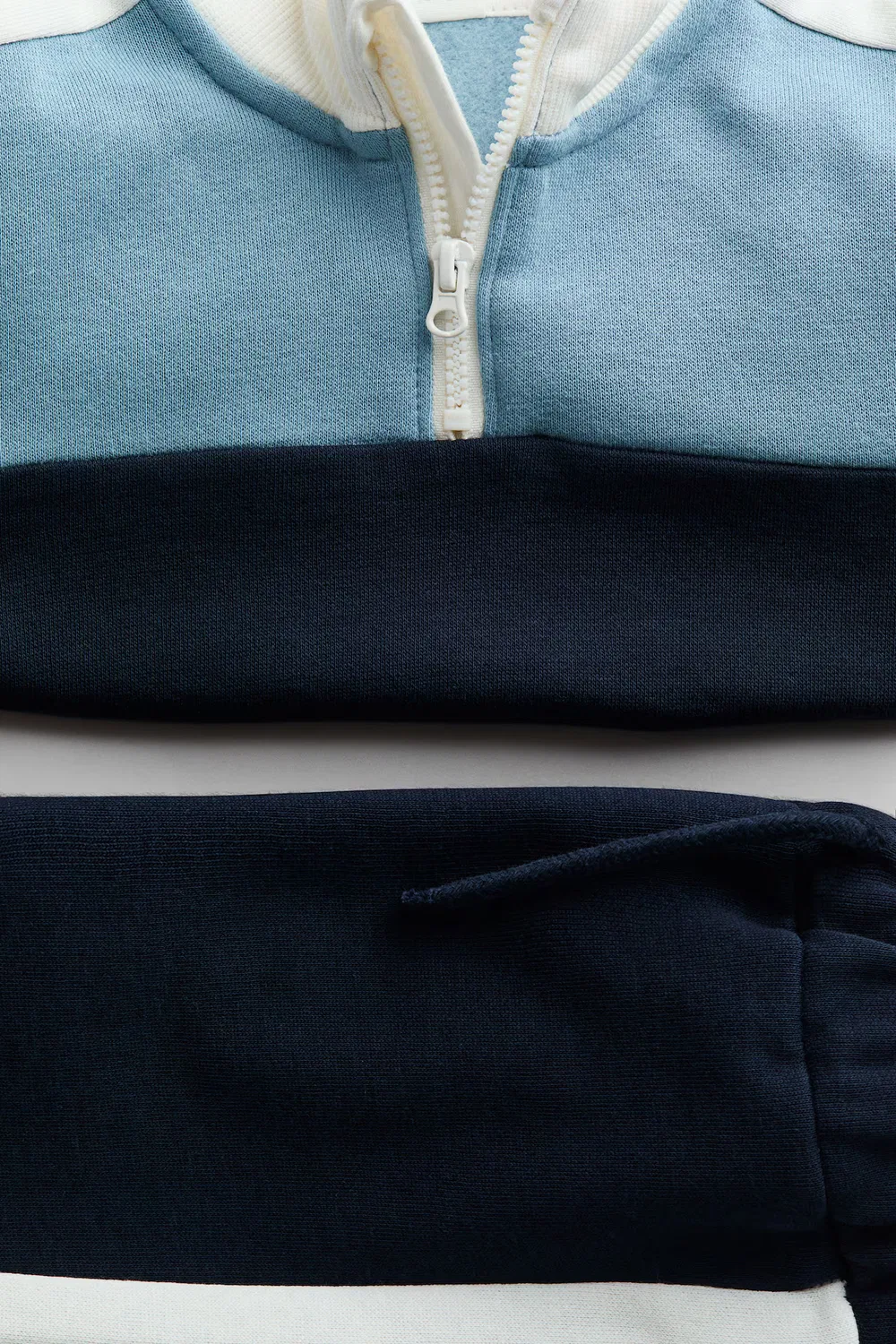 Комплект из 2 предметов из мягкого флиса H&M, Marineblau/Colourblocking — фото 3