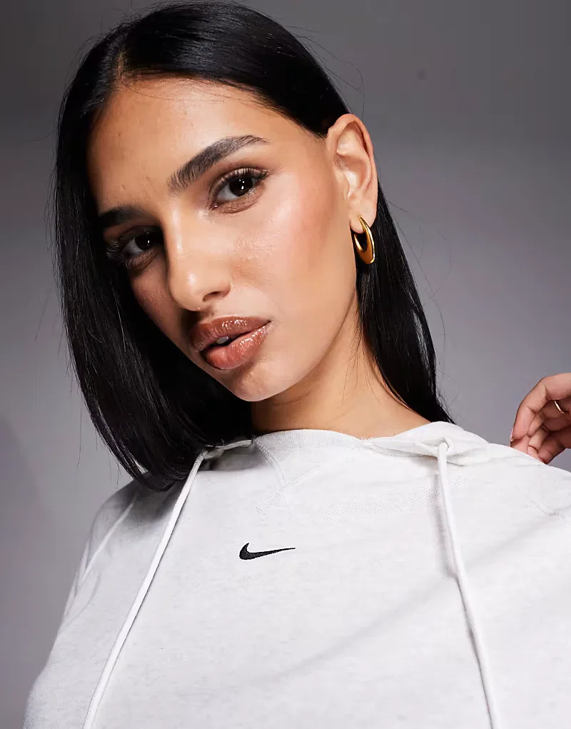 Худи Nike Chill из махровой ткани, серый — фото 3